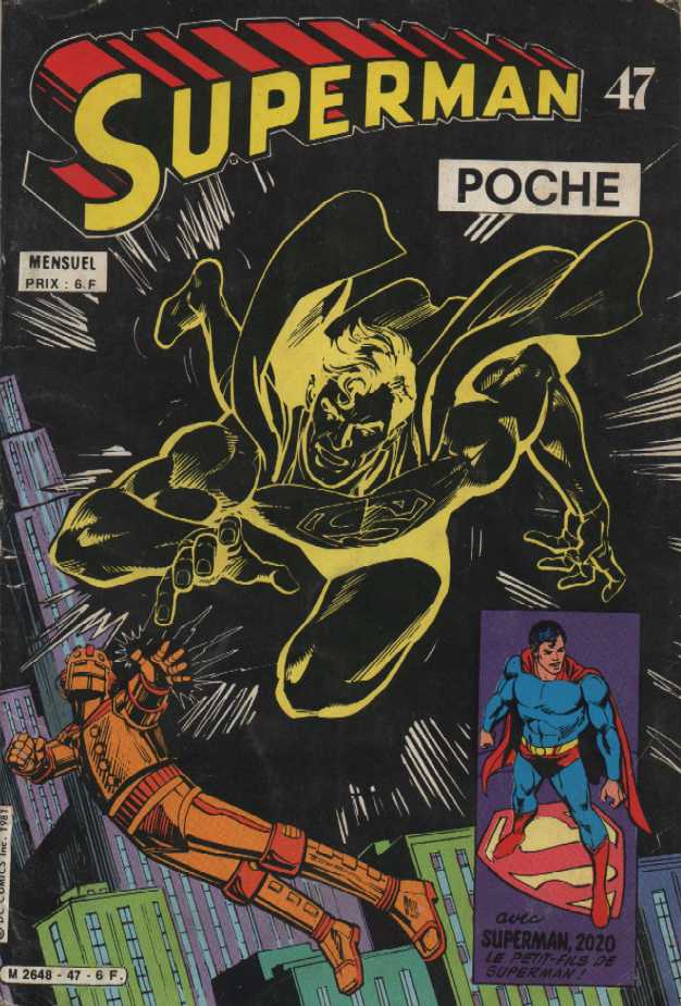 Scan de la Couverture Superman Poche n 47